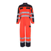 Warnschutzbekleidung Overall, orange-marine, Gr. 24-29, 42-64, 90-110 Version: 54 - Größe 54
