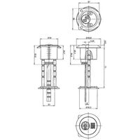 Produktbild zu Cilindro esterno WINKHAUS key Tec N-Tra per serratura agg. Gege, nichelato sat.