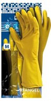 Rękawice lateksowe Reis RF, rozmiar XL, żółty (c)
