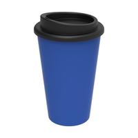 Artikelbild Coffee mug "Premium", standard-blue PP/black