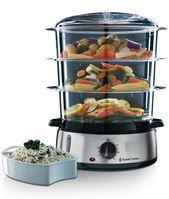 RUSSELL HOBBS CUISEUR VAPEUR 9L PROGRAMMABLE MINUTEUR, CUISSON LÉGUMES, RIZ, ¼UFS - 19270-56 RUSSEL HOBBS