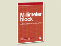 Millimeterblock A420 Blatt Schreibpapier