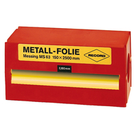 Metallfolie Messing 150 x 2500 x 0,300 mm