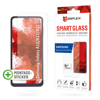 Displex Smart Glass (9H) für Samsung Galaxy A12/A13/A32 5G, Montagesticker, unzerbrechlich