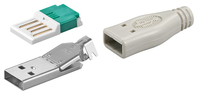 Goobay 12035 Drahtverbinder USB Type-A Grau