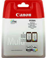 Canon PG-545/CL-546 Multipack cartuccia d'inchiostro 2 pz Originale Nero, Ciano, Magenta, Giallo