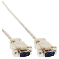 InLine 1m VGA m/m VGA-Kabel VGA (D-Sub) Beige