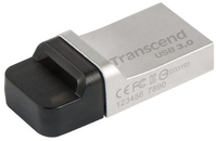 Transcend JetFlash 880 OTG 32GB USB-Stick USB Type-A / Micro-USB 3.2 Gen 1 (3.1 Gen 1) Schwarz, Silber