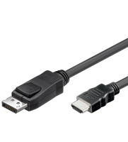 Alcasa DisplayPort - HDMI, 1m Zwart