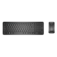 DELL KM714 Tastatur Maus enthalten RF Wireless QWERTY Spanisch Schwarz
