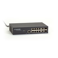 Black Box LGB1110A łącza sieciowe Zarządzany L2+ Gigabit Ethernet (10/100/1000) Czarny