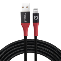 Microconnect MC-ALIGHTNING-SC Lightning kábel 1,5 M Fekete