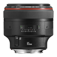 Canon EF 85mm f/1.2 L USM II Lens Telephoto lens Black