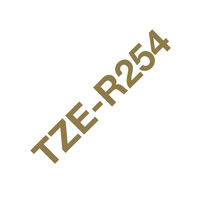 Brother TZE-R254 printer ribbon Gold