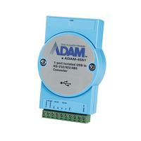 Advantech ADAM-4561-CE Serieller Konverter/Repeater/Isolator USB 2.0 RS-232/422/485 Blau