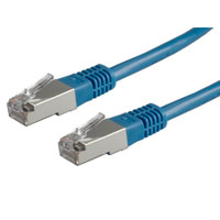 ROLINE S/FTP Patch Cable prep. Cat.6, blue, 5.0m Netzwerkkabel Blau 5 m
