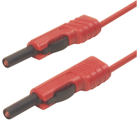 Hirschmann 973644101 cable de transmisión Rojo 0,25 m