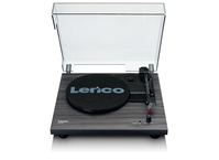 Lenco LS-10 Szíj általi meghajtással működő lemezjátszó Fekete Félautomata
