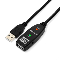 Axagon ADR-205 USB Kabel 5 m USB 2.0 USB A Schwarz