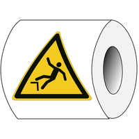 Brady PIC W008-TRI 025-PE-ROLL/1 Sicherheitszeichen Plattensicherheitsschild
