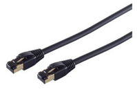 shiverpeaks BS08-41005 câble de réseau Noir 0,25 m Cat8 F/FTP (FFTP)