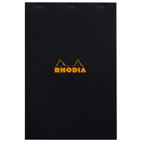 Rhodia 192009C schrijfblok & schrift A4+ 80 vel Zwart