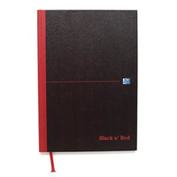 Hamelin 100080430 writing notebook A5 192 sheets Black, Red