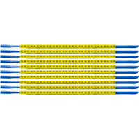 Brady SCNG-07-H cable marker Black, Yellow Nylon 300 pc(s)