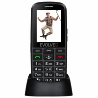 Evolveo EasyPhone EG 6,1 cm (2.4") 105 g Fekete Telefon időseknek