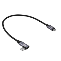 Akyga AK-USB-53 USB Kabel USB 2.0 0,3 m USB C Schwarz