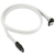 Nanoxia 900400031 SATA-kabel 0,45 m Zwart, Wit