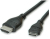 ROLINE 11.04.5568 kabel HDMI 0,8 m HDMI Typu A (Standard) HDMI Type C (Mini) Czarny