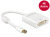 DeLOCK 62604 Videokabel-Adapter 0,2 m Mini DisplayPort DVI-I Weiß