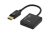 Ednet 84517 adaptador de cable de vídeo 0,2 m HDMI DisplayPort Negro