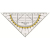 Faber-Castell 177091 Dreieck Transparent