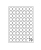 Tico PG4-25 etichetta autoadesiva Cerchio Permanente Bianco 7000 pz
