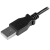 StarTech.com Micro USB Lade/Sync-Kabel - St/St - Micro USB linksgewinkelt - 1m