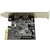 StarTech.com Tarjeta PCI Express de 2 Puertos USB 3.1 - Hub Ladrón Concentrador PCI-E Interno 2x USB C