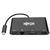 Tripp Lite U444-06N-HV4GUB USB-C Multiport Adapter - 4K HDMI, VGA, USB 3.x (5Gbps) Hub Port, GbE, HDCP, Black