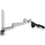 StarTech.com Postazione di lavoro con montaggio a parete - Scrivania articolata con braccio ergonomico per monitor regolabile in altezza e vassoio imbottito per tastiera - Displ...