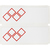 Brady B30-18-7569-CLP4C etichetta per stampante Rosso, Bianco Etichetta per stampante autoadesiva