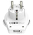 Skross 1.500266 power plug adapter Type F Universal White