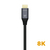 AISENS Cable HDMI V2.1 Ultra Alta Velocidad / HEC 8k@60Hz 48Gbps, A/M-A/M, Gris/Negro, 3.0m