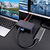 Lindy 43372 laptop dock & poortreplicator Docking USB4 Antraciet