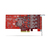 StarTech.com 4-Port USB-C PCIe Kaart, USB 3.2 10Gbps, USB Type-C PCI Express Uitbreidingskaart, 4x Onafhankelijke USB Controllers, Windows/Linux/macOS, TAA-Compliant