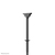 Neomounts CL35-340BL12 uchwyt do telewizorów 106,7 cm (42") Czarny