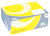 NIPS MAIL-PACK® XL (Post-)Versandkarton / Versandverpackung / 465 x 345 x 180 mm / anthrazit-weiß-gelb / Wellkarton - umweltfreundlich und recycelbar / 20 Stück gebündelt