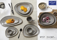 Geschirr-Serie Taste taupe - 6er-Set Müsli-/Dessertschalen: Detailansicht 1