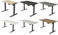 kerkmann Table de bureau assis-debout Move 1, gris clair (71401322)