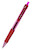 Długopis automatyczny żelowy Q-CONNECT 0,5mm (linia), zawieszka, czerwony